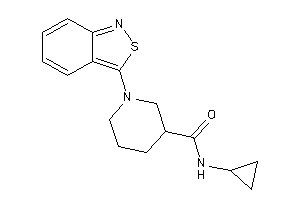 1-(2,1-benzothiazol-3-yl)-N-cyclopropyl-nipecotamide
