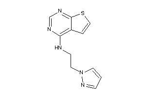 2-pyrazol-1-ylethyl(thieno[2,3-d]pyrimidin-4-yl)amine