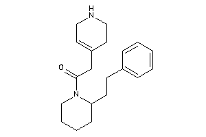 1-(2-phenethylpiperidino)-2-(1,2,3,6-tetrahydropyridin-4-yl)ethanone