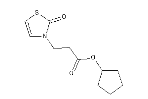 3-(2-keto-4-thiazolin-3-yl)propionic Acid Cyclopentyl Ester