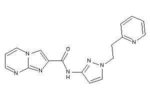 N-[1-[2-(2-pyridyl)ethyl]pyrazol-3-yl]imidazo[1,2-a]pyrimidine-2-carboxamide