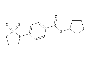 4-(1,1-diketo-1,2-thiazolidin-2-yl)benzoic Acid Cyclopentyl Ester