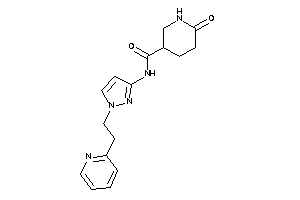 6-keto-N-[1-[2-(2-pyridyl)ethyl]pyrazol-3-yl]nipecotamide