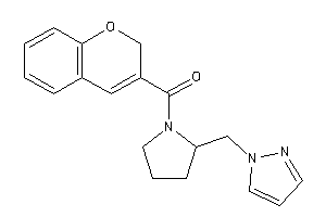 2H-chromen-3-yl-[2-(pyrazol-1-ylmethyl)pyrrolidino]methanone