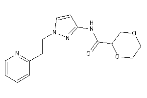 N-[1-[2-(2-pyridyl)ethyl]pyrazol-3-yl]-1,4-dioxane-2-carboxamide