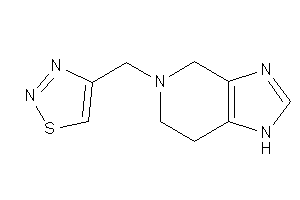 4-(1,4,6,7-tetrahydroimidazo[4,5-c]pyridin-5-ylmethyl)thiadiazole