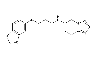 3-(1,3-benzodioxol-5-yloxy)propyl-(5,6,7,8-tetrahydro-[1,2,4]triazolo[1,5-a]pyridin-6-yl)amine