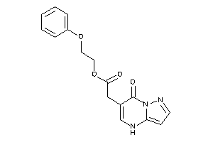 2-(7-keto-4H-pyrazolo[1,5-a]pyrimidin-6-yl)acetic Acid 2-phenoxyethyl Ester