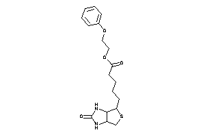 5-(2-keto-1,3,3a,4,6,6a-hexahydrothieno[3,4-d]imidazol-4-yl)valeric Acid 2-phenoxyethyl Ester