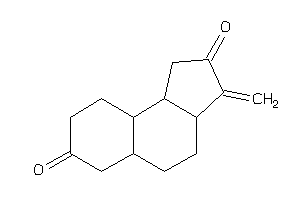 Image of 3-methylene-1,3a,4,5,5a,6,8,9,9a,9b-decahydrocyclopenta[a]naphthalene-2,7-quinone