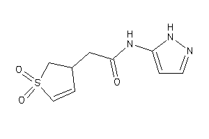 Image of 2-(1,1-diketo-2,3-dihydrothiophen-3-yl)-N-(1H-pyrazol-5-yl)acetamide