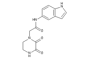 2-(2,3-diketopiperazino)-N-(1H-indol-5-yl)acetamide