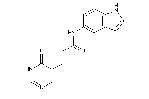 N-(1H-indol-5-yl)-3-(6-keto-1H-pyrimidin-5-yl)propionamide