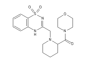 [1-[(1,1-diketo-4H-benzo[e][1,2,4]thiadiazin-3-yl)methyl]-2-piperidyl]-morpholino-methanone