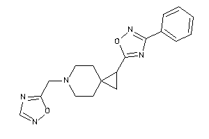 5-[6-(1,2,4-oxadiazol-5-ylmethyl)-6-azaspiro[2.5]octan-1-yl]-3-phenyl-1,2,4-oxadiazole