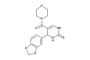 [4-(1,3-benzodioxol-5-yl)-2-thioxo-3,4-dihydro-1H-pyrimidin-5-yl]-morpholino-methanone