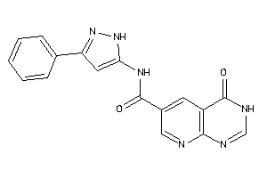 4-keto-N-(3-phenyl-1H-pyrazol-5-yl)-3H-pyrido[2,3-d]pyrimidine-6-carboxamide