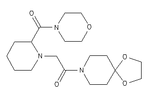 1-(1,4-dioxa-8-azaspiro[4.5]decan-8-yl)-2-[2-(morpholine-4-carbonyl)piperidino]ethanone