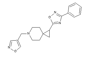 5-[6-(isoxazol-4-ylmethyl)-6-azaspiro[2.5]octan-1-yl]-3-phenyl-1,2,4-oxadiazole