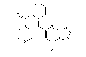 Image of 7-[[2-(morpholine-4-carbonyl)piperidino]methyl]-[1,3,4]thiadiazolo[3,2-a]pyrimidin-5-one