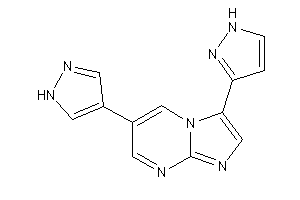 3-(1H-pyrazol-3-yl)-6-(1H-pyrazol-4-yl)imidazo[1,2-a]pyrimidine