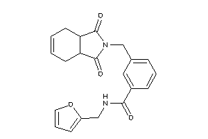 3-[(1,3-diketo-3a,4,7,7a-tetrahydroisoindol-2-yl)methyl]-N-(2-furfuryl)benzamide