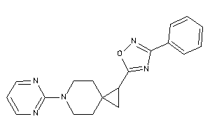 3-phenyl-5-[6-(2-pyrimidyl)-6-azaspiro[2.5]octan-1-yl]-1,2,4-oxadiazole