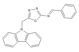 Benzal-[5-(carbazol-9-ylmethyl)-1,3,4-oxadiazol-2-yl]amine