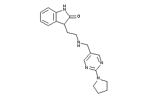 3-[2-[(2-pyrrolidinopyrimidin-5-yl)methylamino]ethyl]oxindole