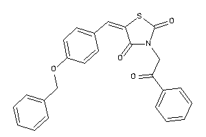 5-(4-benzoxybenzylidene)-3-phenacyl-thiazolidine-2,4-quinone
