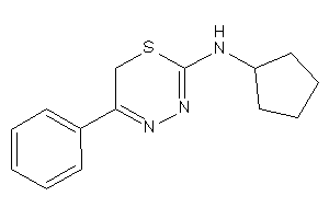 Cyclopentyl-(5-phenyl-6H-1,3,4-thiadiazin-2-yl)amine