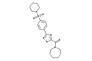 Azepan-1-yl-[3-(4-piperidinosulfonylphenyl)-1,2,4-oxadiazol-5-yl]methanone