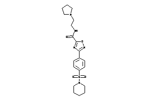 3-(4-piperidinosulfonylphenyl)-N-(2-pyrrolidinoethyl)-1,2,4-oxadiazole-5-carboxamide