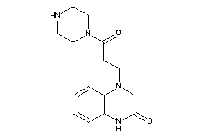 4-(3-keto-3-piperazino-propyl)-1,3-dihydroquinoxalin-2-one