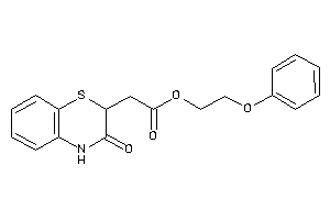 2-(3-keto-4H-1,4-benzothiazin-2-yl)acetic Acid 2-phenoxyethyl Ester