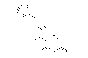 3-keto-N-(thiazol-2-ylmethyl)-4H-1,4-benzoxazine-8-carboxamide