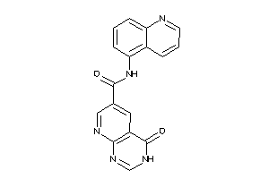 Image of 4-keto-N-(5-quinolyl)-3H-pyrido[2,3-d]pyrimidine-6-carboxamide