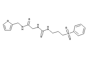 Image of 2-(3-besylpropylcarbamoylamino)-N-(2-furfuryl)acetamide