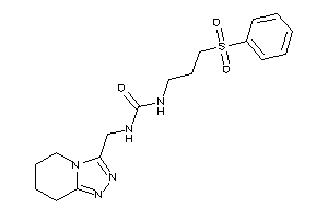 1-(3-besylpropyl)-3-(5,6,7,8-tetrahydro-[1,2,4]triazolo[4,3-a]pyridin-3-ylmethyl)urea