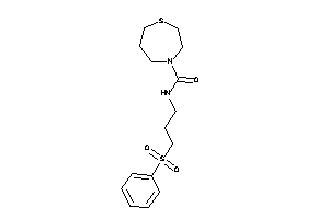 N-(3-besylpropyl)-1,4-thiazepane-4-carboxamide