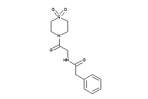 N-[2-(1,1-diketo-1,4-thiazinan-4-yl)-2-keto-ethyl]-2-phenyl-acetamide