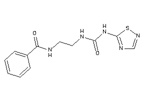 Image of N-[2-(1,2,4-thiadiazol-5-ylcarbamoylamino)ethyl]benzamide
