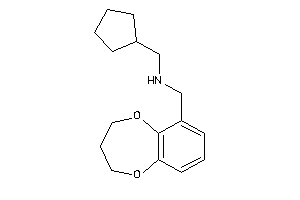 Cyclopentylmethyl(3,4-dihydro-2H-1,5-benzodioxepin-6-ylmethyl)amine