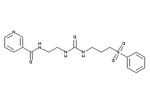 N-[2-(3-besylpropylcarbamoylamino)ethyl]nicotinamide