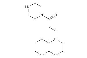 3-(3,4,4a,5,6,7,8,8a-octahydro-2H-quinolin-1-yl)-1-piperazino-propan-1-one