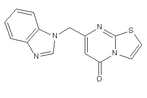 Image of 7-(benzimidazol-1-ylmethyl)thiazolo[3,2-a]pyrimidin-5-one