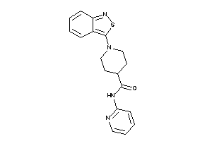 Image of 1-(2,1-benzothiazol-3-yl)-N-(2-pyridyl)isonipecotamide