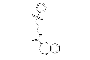 N-(3-besylpropyl)-3,5-dihydro-2H-1,4-benzoxazepine-4-carboxamide