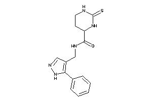 N-[(5-phenyl-1H-pyrazol-4-yl)methyl]-2-thioxo-hexahydropyrimidine-4-carboxamide