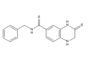 N-benzyl-3-keto-2,4-dihydro-1H-quinoxaline-6-carboxamide